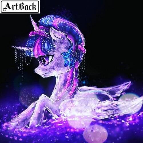 5d diy diamond painting unicorn full square drill diamond embroidery 3D animal crystal mosaic decoration kit