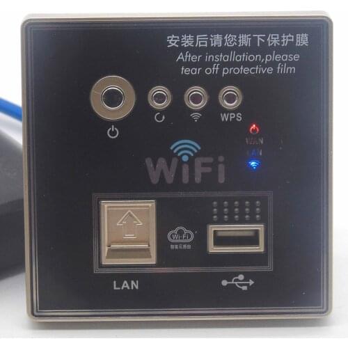 86 type wall mount router with transmission rate 150Mbps