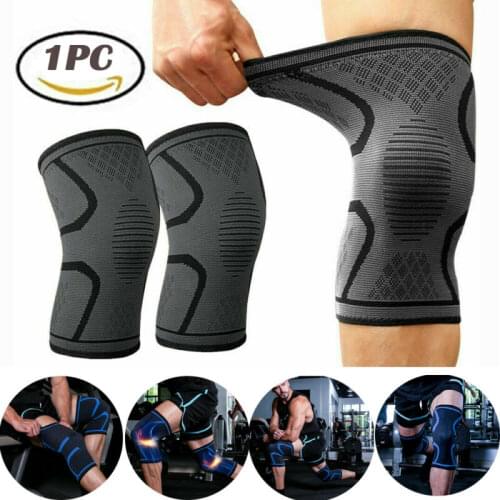 Elastic Knee Pads Sports Fitness Kneepad Gym Gear Patella Running Basketball Volleyball Tennis Knee Brace Support 1PC