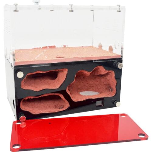 Intelligent Temperature Ant Farm Unlimited Connection Ant Nest with Hunting Area Anthill Workshop Concrete Ant House Insect Box
