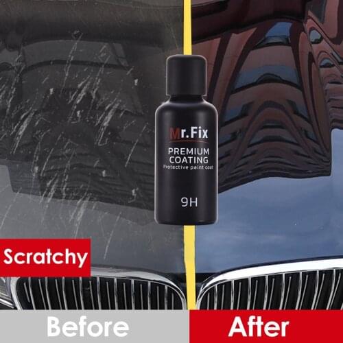 9H 30/50ML Anti-Scratch Auto Ceramic Glass Coating Hydrophobic Paint Care Polish Auto Detailing Waterproof Nano Ceramics Coating