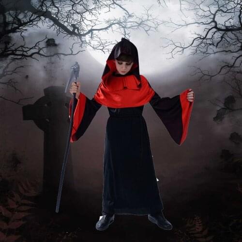 Ghost Halloween Costume For Kids Cosplay Purim Costumes Boy Scary Ghost Robe