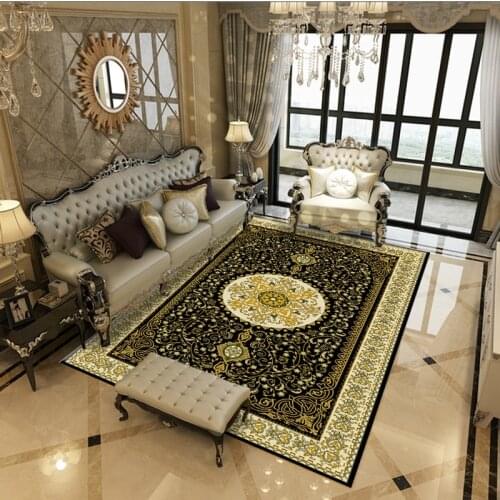 Printed Carpets for Living Room Parlor Decorative Non-Slip Big Carpet Modern Luxury Sofa Floor Large Rugs Washable Rectangle Rug