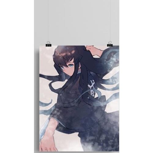 Muichiro Tokito Kimetsu no Yaiba anime Canvas poster Painting wall Art decor Living room Bedroom Study Home Decoration Prints