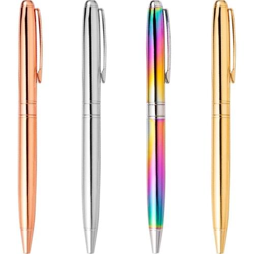 10pcs/lot Metal Ballpoint Pen Set Commercial Metal Ball Pens for School Office Stationery Gift Pen Stationery Gift Pen Wholesale