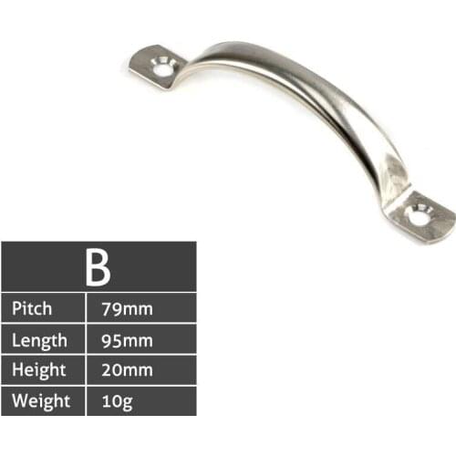 Stainless steel door handle cabinet door handle silver drawer pull kitchen cabinet handle and handle furniture closet