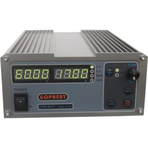 Updated Version 1000W 0-60V/0-17A Regulators with English Manual Adjustable Digital DC Power Supply CPS-6017