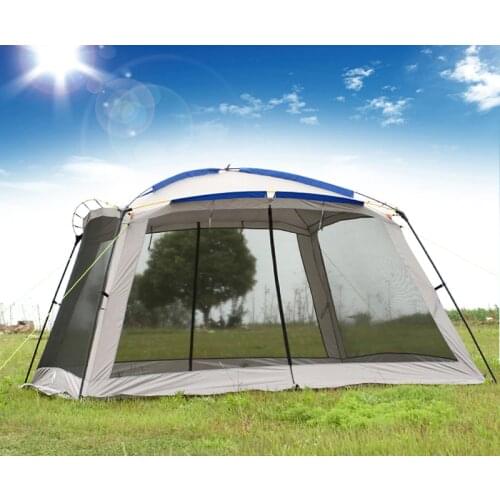 Single layer mesh pergola Outdoor sun-shading tent/4Corners garden arbor/Multiplayer leisure party camping tent/Awning shelter