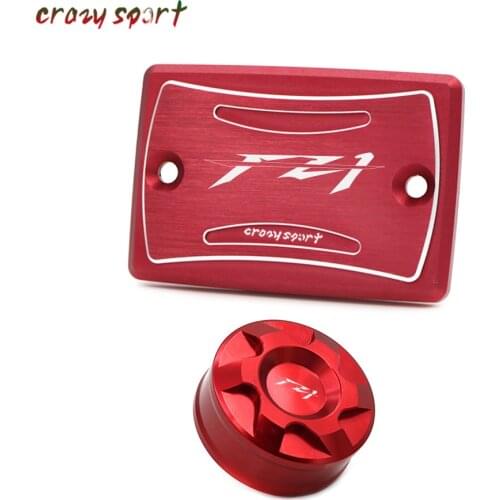 Front &Rear Brake Fluid Reservoir Cover For YAMAHA FZ1 FAZER FZ1S FZ8S FZ8 FAZ FAZER Motorcycle Master Cylinder Accessories