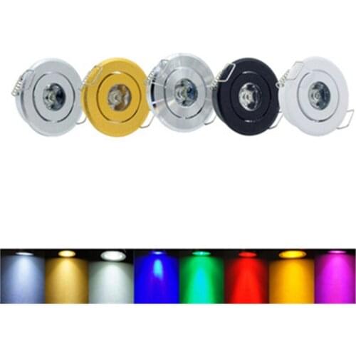 LED Spotlights Mini led ceiling Down lights AC85-265v Ressessed Light bulbs for cabinet counter showcase