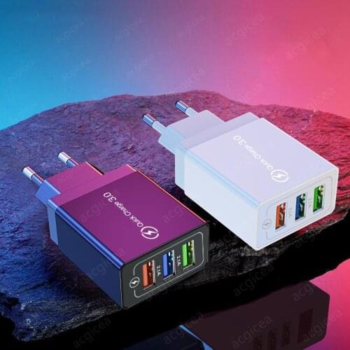 Usb fast charger quick charge 4.0 universal wall mobile phone tablet chargers for iphone 11 samsung huawei charging charger
