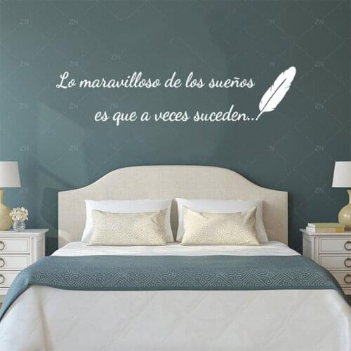 Vinyl decal art wallpaper sometimes happens how wonderful dreams room wall stickers bedroom poster home decor painting DZ-114