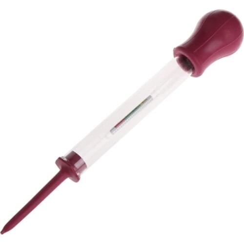 1 PC 1.1-1.3 Tester Acid Electrolyte Lead Flooded Colored Zone Battery Hydrometer PQ High Quality