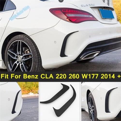 Rear Bumper Air Vent Cover Trim Bezels Decor Exterior Parts 2PCS Fit For Mercedes-Benz CLA 220 260 W177 2014 - 2019 Accessory
