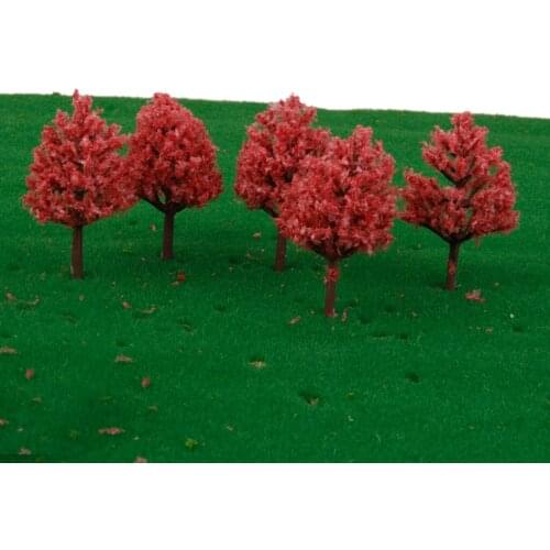 20pcs Cypress Model Trees N Scale Layout Garden Park Diorama Scenery 1:150 #B