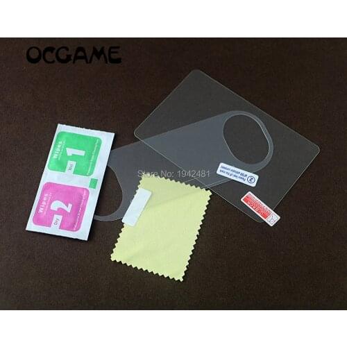 3sets/lot 9H Glass Screen Protector Anti Film + Back cover Protector Film For PSV 2000 PS VITA PSVITA 2000 OCGAME