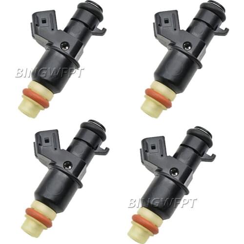 Genuine 4Pc Fuel Injector 16450-PWC-J01 16450 PWC J01 16450PWCJ01 6HOLES for Honda FIT 5-DOOR 2007 2008