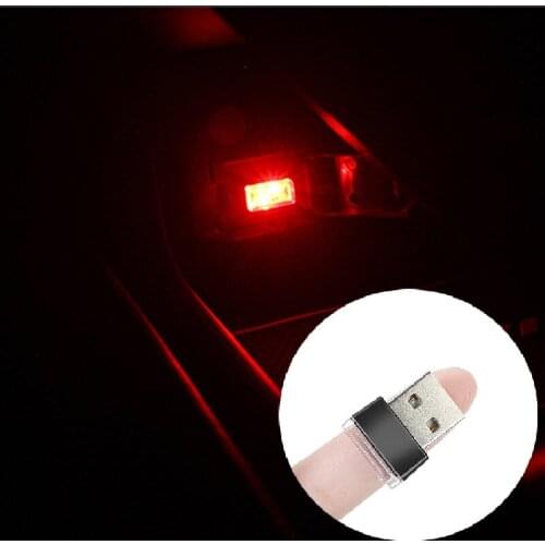 Automotive Interior Mini USB Ambient Light LED Modeling Light for Hyundai ix35 iX45 iX25 i20 i30 Sonata,Verna,Solaris,Elantra