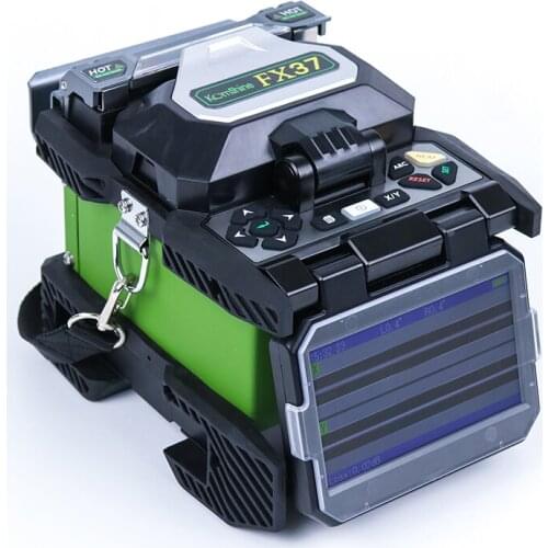Express Free Shipping Komshine FX37 Welding Machine Optic Fiber Fusion Splicer Fiber Splicing Machine Soudeuses