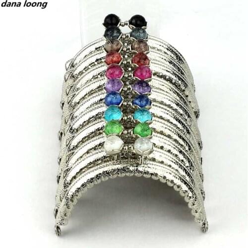 1 Piece 8.5 CM Silver Metal Purse Frame Semicircle Lotus Head Coral Beads Kiss Clasp DIY Bag Accessories
