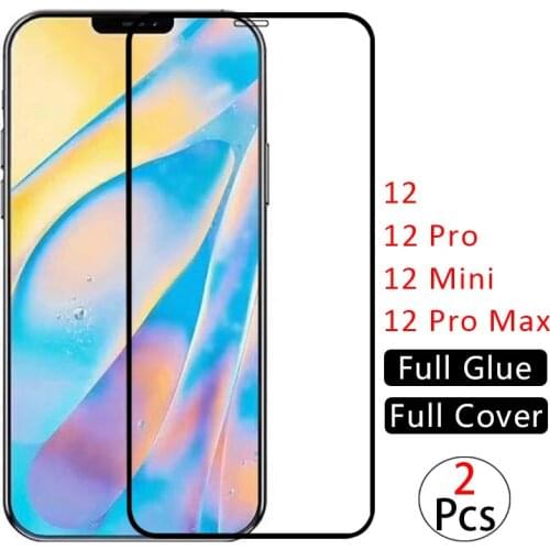 Case For Iphone 12 Mini Pro Max Cover Screen Protector Tempered Glass On i Phone 12mini 12pro Mas Iphone12 Protective Coque Bag