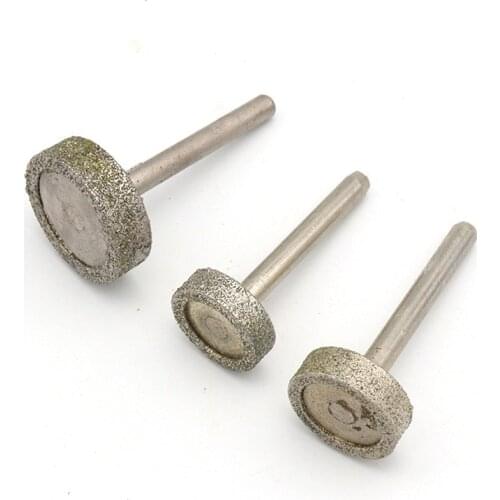 20/25/30/40mm Cylindrical Diamond Grinding Heads Tools For Granite Diamond Grinding Wheel For Dremel Rotary Tool Accessories