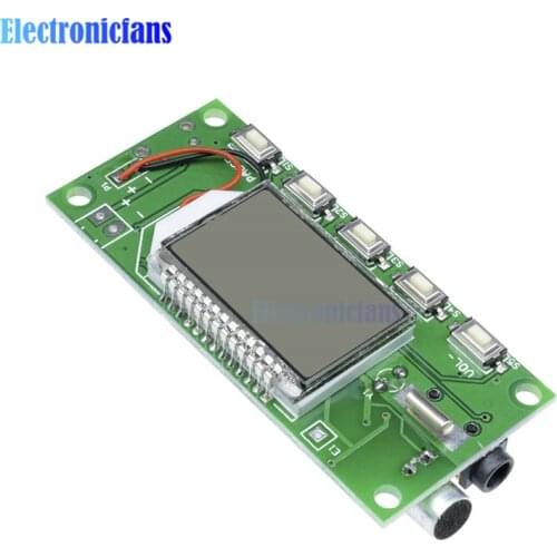 DSP&PLL 87-108MHZ LCD FM Radio Wireless Microphone Stereo Transmitter/Receiver Module Hot Sale Brand New