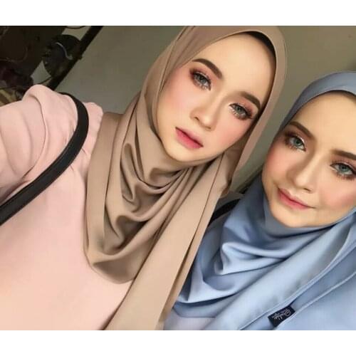 H1268 soft big size plain pashmina silk muslim long scarf,fashion headwraps,can choose colors,fast delivery