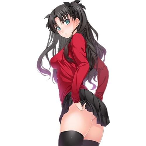 Cartoons Beautiful Sexy Woman Car Sticker Car Styling Vinyl Motorcycl Decals Cover Scratches Waterproof PVC 13cm X 7cm