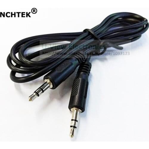 NCHTEK Straight 3.5mm 1/8" Stereo Male To Male Plug Audio Extension Connector Cable About 1.5M/Free Shipping/25PCS