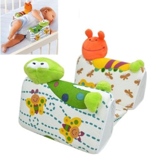 Pudcoco Infant Newborn Baby Anti Roll Pillow Sleep Positioner Prevent Flat Head Cushion Cute Cartoon Baby Shaping Pillows