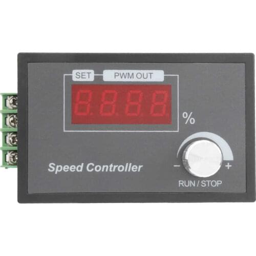 Energy meter power meter Speed Controller Smart Knob Changing Current PWM DC Brushed Motor Speed Governor DC6‑60V digital