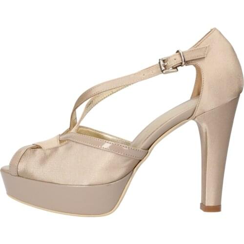 SERGIO CIMADAMORE women sandals beige satin