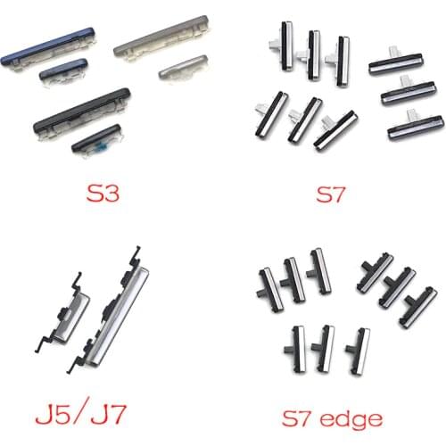 For Samsung S3 S7 Edge J5 J7 2016 J510 J710 / J5 J7 2018 J730 J530 Volume Button Power Switch On Off Button Key Flex Cable