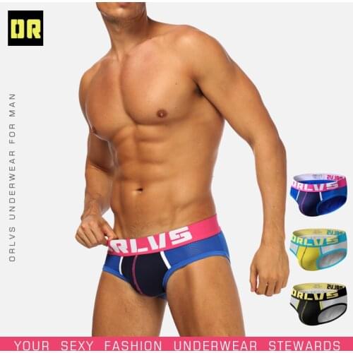 ORLVS Briefs Oversized Pouch Design Males Underwear Elastic Restoring Force Fine Velvet Antiskid Convex Belt Mens Sport Shorts