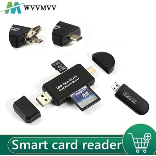 SD Card Reader USB 3.0 Card Reader Micro SD TF Reader Smart Memory Card Adapter Type C Cardreader USB 2.0 Micro OTG for Laptop