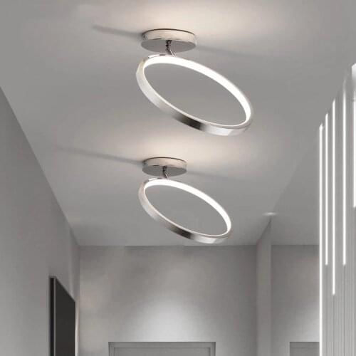 VEIHAO Modern LED Ceiling lights for living room bedroom Corridor aisle Entrance balcony lamp home Circle Ceiling Lamp lighting