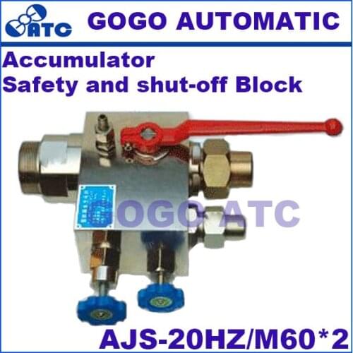 High quality combination valve for accumulator control AJS-20HZ/M60*2 application valve group for accumulator