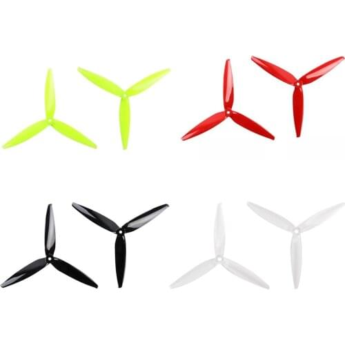 12/24Pairs Gemfan Flash 7040 7 Inch 3-Blade Propeller CW & CCW for 2206-2407 motor RC Racing Drone FPV Replacment Parts