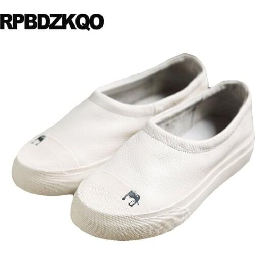 Muffin Elevator Trainers White Sneakers Platform Genuine Leather Designer Shoes Women Luxury 2018 Harajuku Creepers Thick Sole