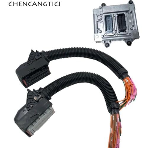 1 Set 76 Pin Way Computer Board ECU Connector Plug With Cable Wiring Harness For Xichai J6 Weichai 612650080075 3601115-91E-52E