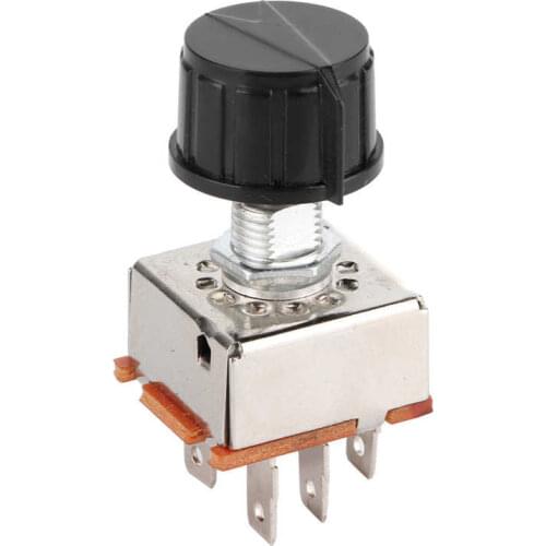 Universal AC Blower Switch 3 Speed Air Conditioning Volume Control Rotating Blower Switch With Plastic Knob Car Accessories