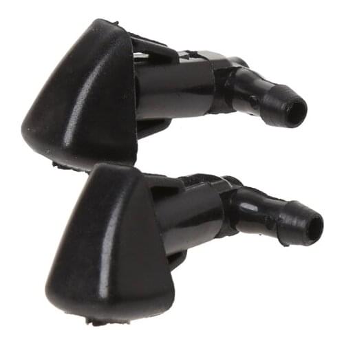 50LC 2 Pcs Windshield Wiper Water Spray Jet Washer Nozzle For 2003-2007 Accord