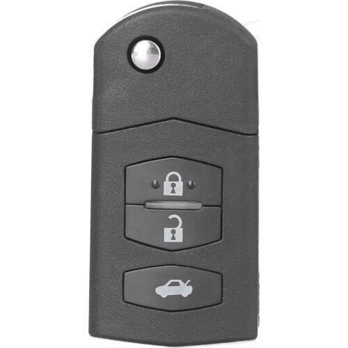 3 Buttons Remote Key Fob Shell Case PG536A for 2003-2013 Mazda Auto Accessories