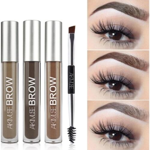 5 Colors Henna Wenkbrauw Gel Waterproof Eyebrow Makeup Cream Shadow Pigment Lasting Eyebrow Tattoo Gel For Eyebrows Enhancer