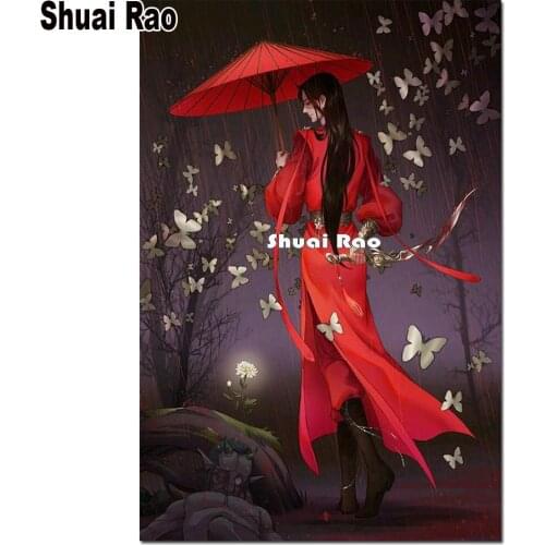 Diamond painting Tian Guan Ci Fu,daimond embroidery full round mosaic diamond inlaid pattern,Anime Boy gift