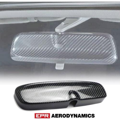 Car-styling For Nissan Skyline Carbon Fiber Room Rear View Mirror Cover(R33 GTR GTST Spec 1 R33 4 Door R34 All Model)