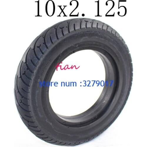 Free Shipping 10x2.125 Tubeless Wheel Tyres Solid Tyre Inflation Fit for Electric Scooter Accessory Electric Scooter Tires