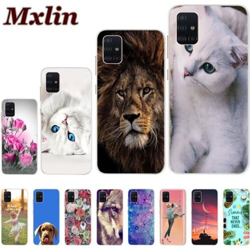 Case For Samsung Galaxy A51 Case Silicone Bumper Soft TPU Fundas For Protector Samsung A51 GalaxyA51 A 51 A515F Back Cover Coque