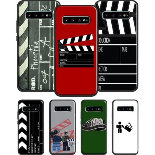 Film Movie maker Clapperboard Take Case For Samsung Galaxy S10 S8 S9 Plus S20 FE S21 Ultra Note 20 Note9 Note 10 Plus Cover